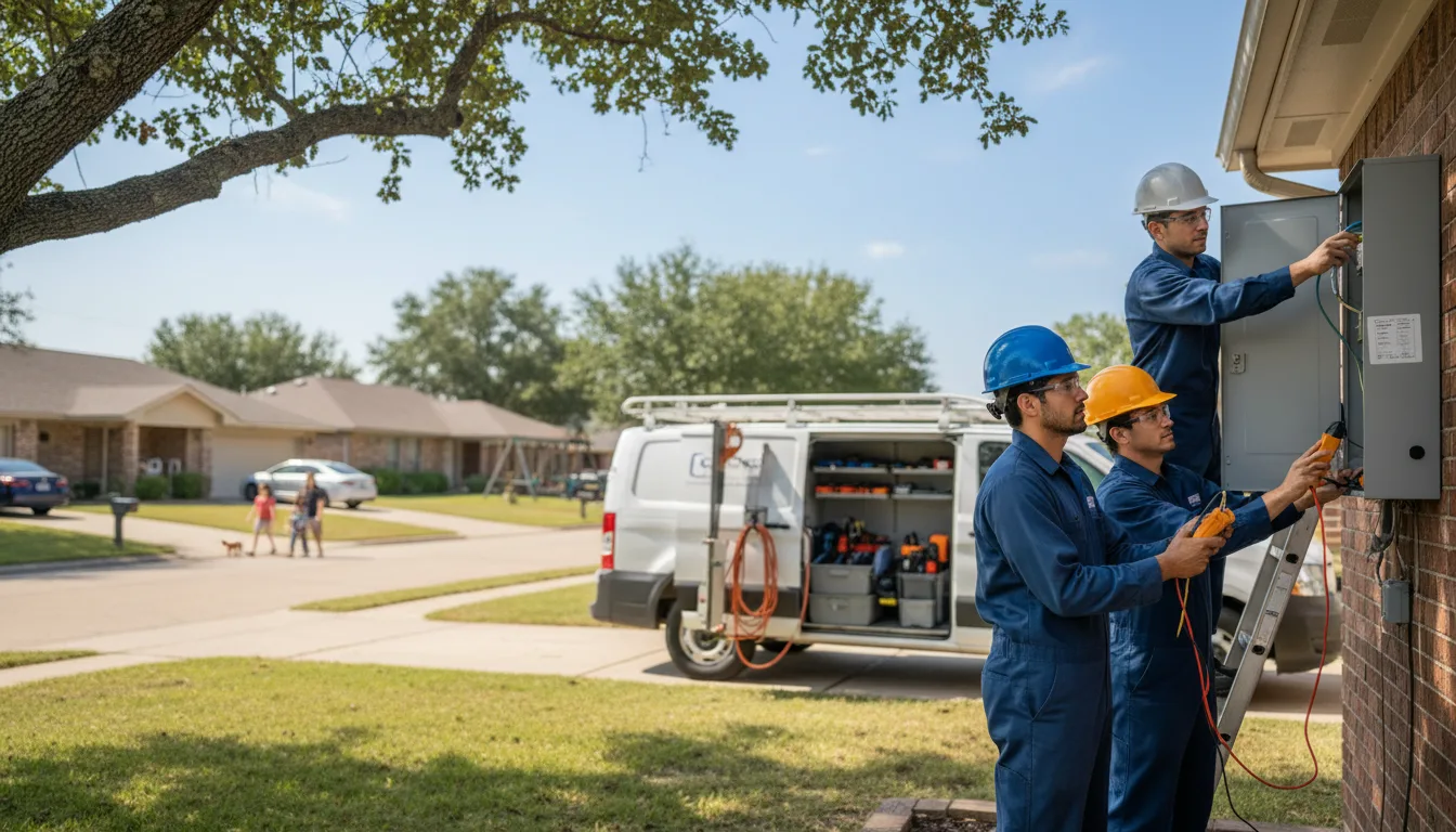 Certified electrician providing emergency electrical services in Purvis, MS